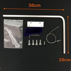 어항 거치대 테라리움 분리형 경량 지지대 수족관 브래킷, 1개, 기본 색상
