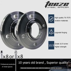 허브스페이스 휠 TEEZE 플랜지 플레이트 T6-7075 스페이서 알루미늄 허브 확장 어댑터 폭스바겐 골프 7 / Mk7 용 CB 57.1 M14 x 1.5 5x112 2 개, [03] 2pcs Adapter 20mm