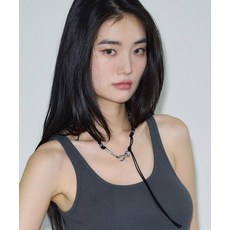 SIS A 리프 스웨이드 네크리스 [black]