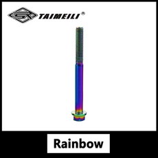 Wanyifa 오토바이 개조용 티타늄 볼트 플랜지 헤드 Torx T30 M6x10 15 20 25 35 40 45 50mm, 03 Rainbow, 03 20mm, 01 엠6