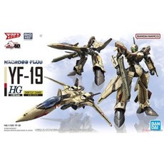 BANDAI HG 1/100 馬克羅斯 YF-19 模型組裝，重現經典動畫，模型收藏首選, 1個