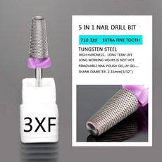 전기 네일 드릴용 텅스텐 카바이드 밀링 커터 드릴 비트 매니큐어 기계 페디큐어 파일 액세서리