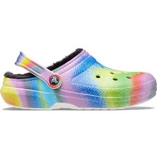 Crocs Classic Lined Spray Die Clog White Multi (208045_94S), M7W9, 白色多