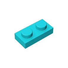 1X2 호환블록 3023 28653 6225 모델 호환 3개입 1세트, 046 Medium Azure