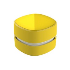 小型手持吸塵器 家用便攜式無線迷你桌面吸塵器 車用吸塵器, 黄,精装电池款（不含电池）