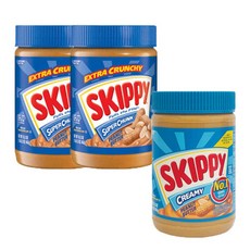 스키피땅콩버터 3개(청크2+크리미1), 3개, 452g, 땅콩버터 jh유통 1265532