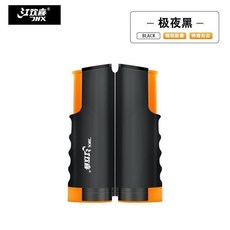 JHX 伸縮桌球網 便攜快拆 活力橙, 1個, 極夜黑 加強版