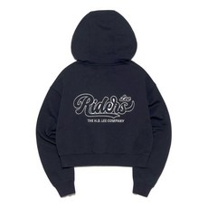 LEE 리 우먼 유니온 로고 크롭 후드 집업 네이비 281575