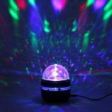 led미러볼 조명 노래방조명 USB 미러볼 홈파티, 없음