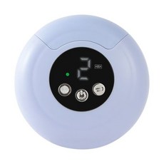 電動指甲剪 安全修剪 輕鬆美甲 便攜式指甲護理工具, 1個, 升級款【三檔動力+自動修剪】丁象紫