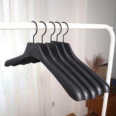 씨인크 남성 고급 다용도 옷걸이 자켓 코트 정장, 올블랙, 10개