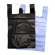 손잡이봉투 왕대 시장봉투 쓰레기봉투 비닐봉투<< 왕대-검정색>>, 10L, 100개