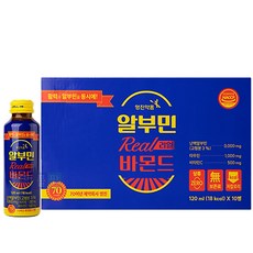 영진약품 마시는 알부민 바몬드 10병 난백 고함량 알부민 3000mg 비타민C 타우린 영양제, 10개, 120ml