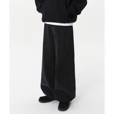 무신사 스탠다드 벌룬 데님 팬츠 워시드 블랙 497139