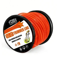 TSES 2.4mm~4mm 브러시 커터 날카로운 로프 46m~130m 잔디 깎기 펜타그램 나일론 잔디깎이 트리머 라인 잡, 04 2.7mm 100m