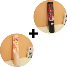 위어라 발렌타인데이 감동 선물 - 럭셔리한 비누꽃 부케 세트 영원한 실크 로즈로 여친/여사친에게 특별한 날 선물, 블랙+핑크