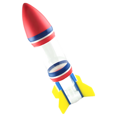 崴翔工藝(水火箭系列)-R002水火箭材料包1250CC(塑膠尾翼) - DIY科學玩具，親子互動首選, 塑料尾翼