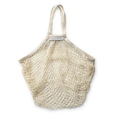 딘 앤 델루카 넷백 자연 에코백 소형 접는 경량 뜨개질 가방 15 x 6 cm, 1개, 상세페이지 참조