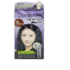 과일나라 컨퓸 먹물칼라 블랙빈 5N 자연갈색, 1개