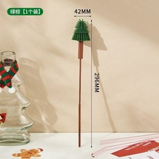 可旋轉杯刷 硅膠杯刷 兩用吸管刷杯蓋刷硅膠加長杯刷水杯清洗神器三閤一嬰兒奶瓶專用, 1個, 綠棕*1個裝（可吸管刷/可杯刷/可杯蓋刷