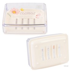 WSMall 뚜껑비누각 욕실용, 단일, 1개