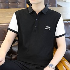 2026男士夏季Polo衫 短袖休閒衫 條紋翻領T恤 輕薄透氣 時尚男裝