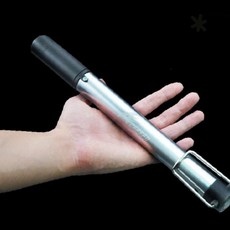 휴대용 자전거 공기주입 펌프 손잡이형 경량 알루미늄 바디 타이어 압력 조절, 1개, 상세페이지 참조