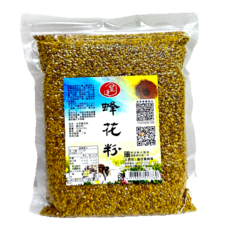 皇廷養蜂場 A級油菜花蜂花粉補充包裝 南投中寮鄉產地直送，天然無添加，營養豐富, 500g, 1個
