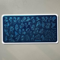 네일 템플릿 XMQ 스탬핑 발렌타인 데이, 옵션01) spv106, 1개