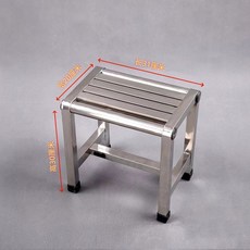 【開發票/統編】不鏽鋼加厚凳子 - 可客製化 耐用 防滑 防水 適用於浴室 戶外 洗澡 淋浴 - 型號960112