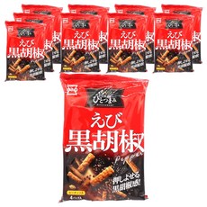 岩塚製菓 The Hitomimami 花生蝦餅 黑胡椒 4入, 10個, 80g