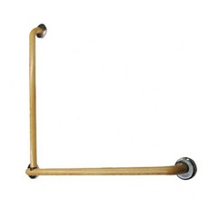 【海夫健康生活館】RH-HEF 不鏽鋼安全扶手 深淺色木紋隨機出貨 70X70cm(ZHTW1716), 1個, 深色木紋/淺色木紋(兩色隨機出貨)