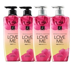 엘라스틴 퍼퓸 러브미 샴푸600ml+컨디셔너600ml, 2개, 600ml