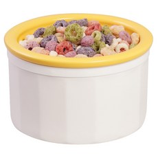 보울보울 국산 소형견 고양이 밥그릇 헬로 직각볼 세트 10cm, 치즈옐로우+테일, 1세트