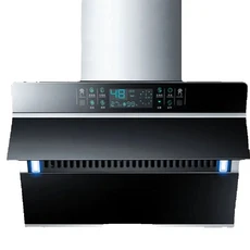 주방 추출기 후드 용 750mm 범위 후드 측면 흡입 내장 자동 청소 듀얼 모터 Hotte Aspirante 요리, 01 900MM, 03 Luxury, 1