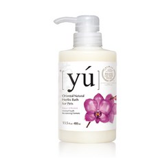 yu 寵物草本沐浴露 蘭花青春修護配方, 1個, 400ml