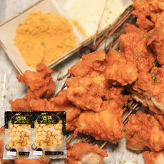 안매운 순살 닭강정 1kg 냉동 닭 가슴살 후라이드 치킨 텐더 튀김 순한맛 가라아게 간식 안주, 2개