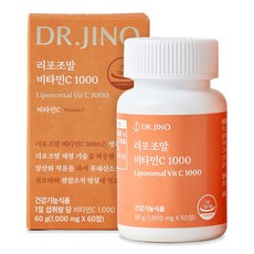 닥터지노 리포조말 비타민C 1000 1개입 고함량 1 000mg 1 000%, 1개, 60정
