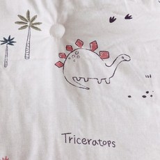 레오나 공룡 캐릭터 모달 100 어린이 이불세트 주니어 키즈 초등학생 이불 세트, 핑크