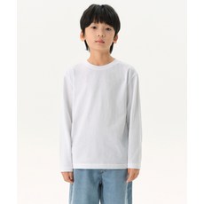 스탠다드 키즈 STANDARD KIDS MUSINSA 릴렉스드 크루 넥 긴소매 티셔츠 [화이트] MKBTL3Z03-WH 591055