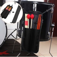 드럼 연주 스틱케이스 타악기 북채가방 스틱백 보관 휴대 가방, 1개