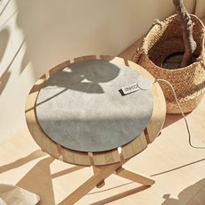 잉코 TPU 양면 발열 USB 휴대용 전기방석 PD-270, 어반그레이, 27 x 27 cm
