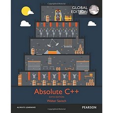 Absolute C++ 第六版 Walter Savitch