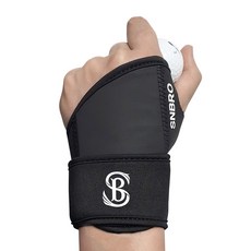 SNBRO 高爾夫曲腕揮桿輔助護腕, 黑色