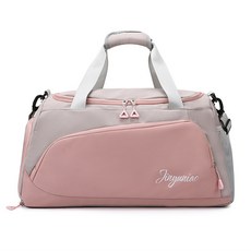 金玉鳥 休閒旅行包 運動健身包 乾濕分離 訓練包 大容量 收納行李包, 灰色, 1個