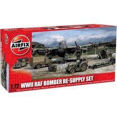 에어픽스 A05330 2차 세계대전 RAF 폭격기 재보급 세트 1 72 스케일 그린 그레이, WWII RAF Bomber Re-Supply