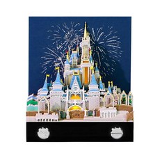 3D 달력 2026 2026년 주간 달력 52개가 있는 타임 피스 캘린더 매직 북 및 귀여운 올빼미 종이 조각 아트 노트 북 방 및 사무실 데스크탑 장식에 적합 선물 제, 캐슬 2