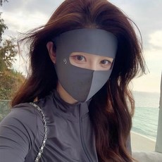 DFMEI 日本全臉防曬面罩女防紫外線夏季騎行臉基尼面部防護冰絲遮陽口罩