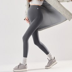 칠시 임산부 벨벳 하이웨스트 요가 일반형 기모형 레깅스