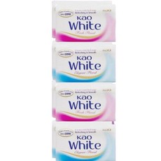 카오 식물성 화이트 솝 비누 12개, 130g